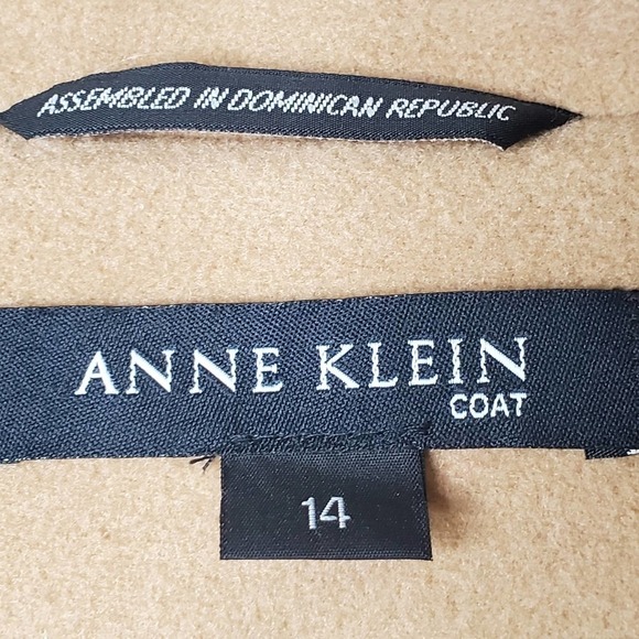 Vintage Anne Klein Single-Breasted Peacoat Size 14 - Picture 11 of 12
